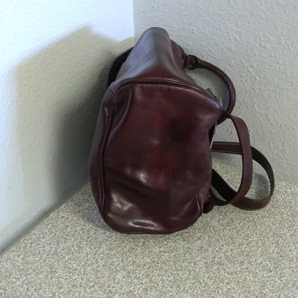 I Medici Brown Genuine Leather Backpack. - Picture 5 of 6